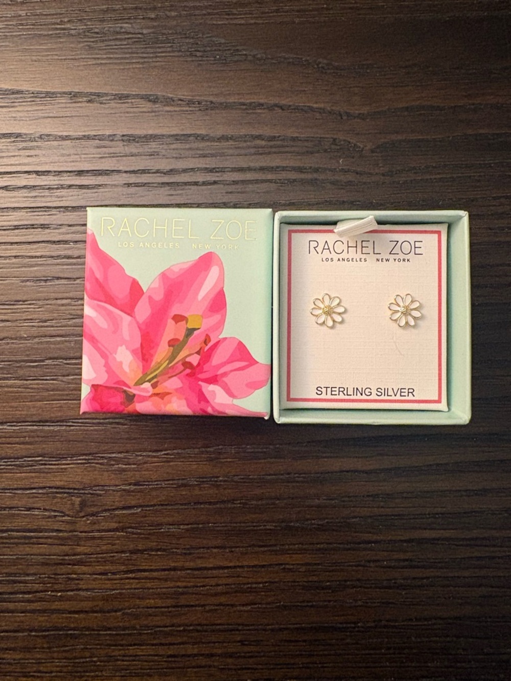 NEW Rachel Zoe Flower Stud Earrings